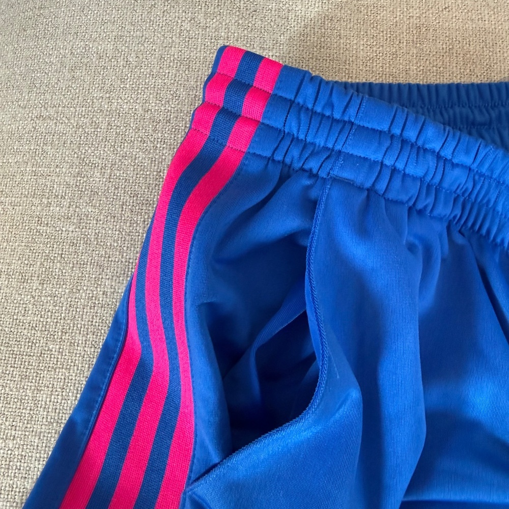Adidas Blue & Pink athletic shorts - Picture 4 of 5